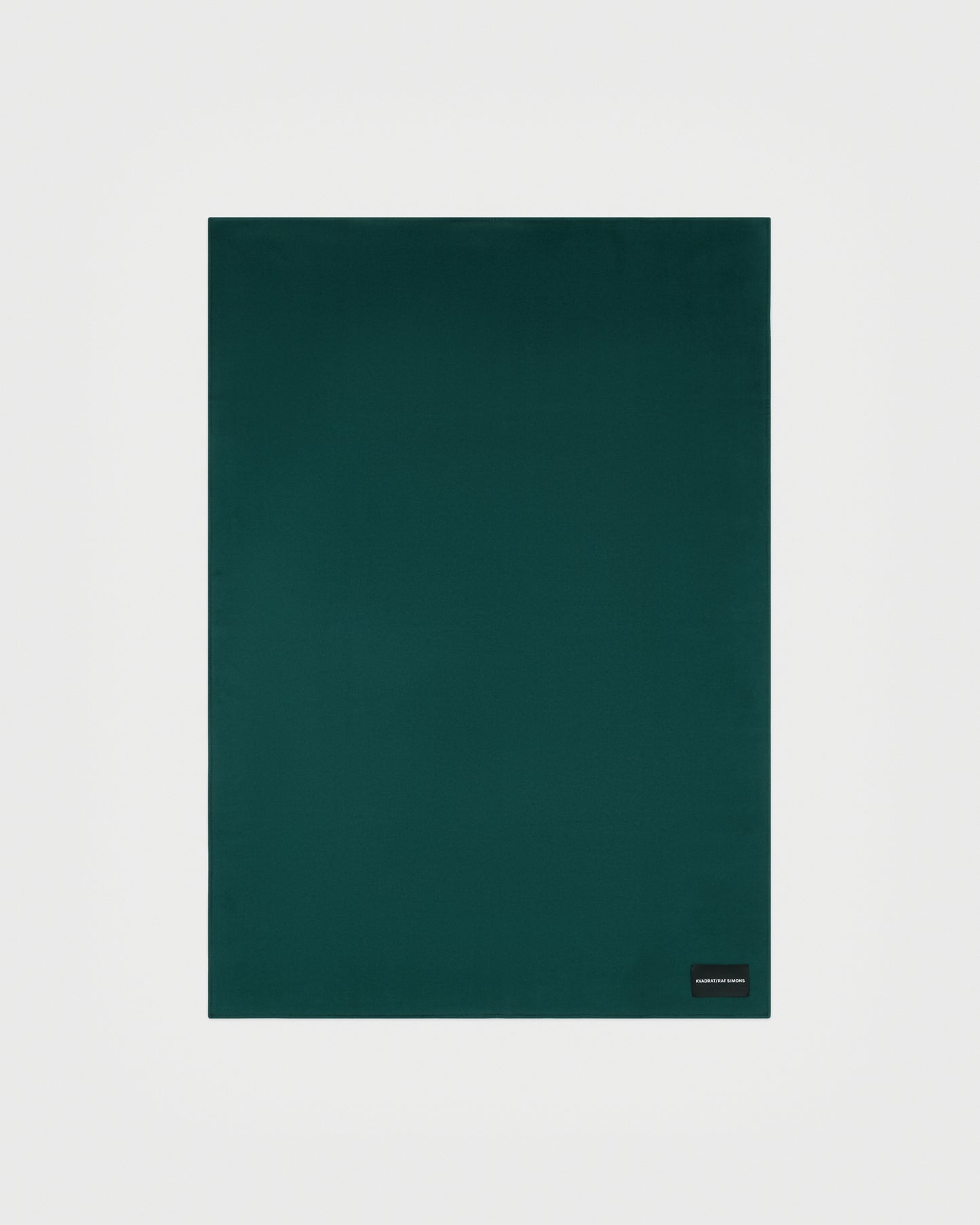 kvadrat raf simons double face wool throw dark green