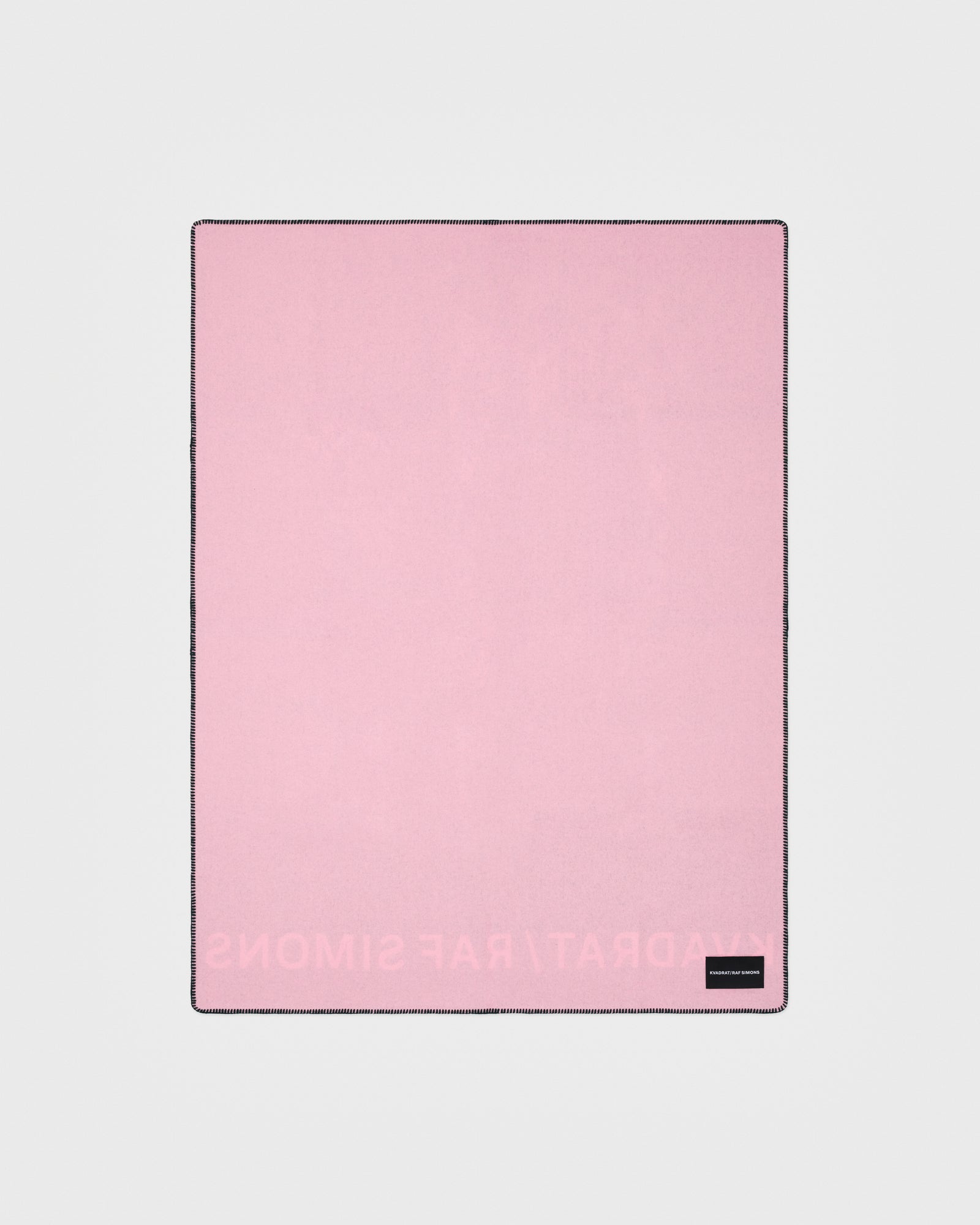 kvadrat raf simons double face wool throw pink