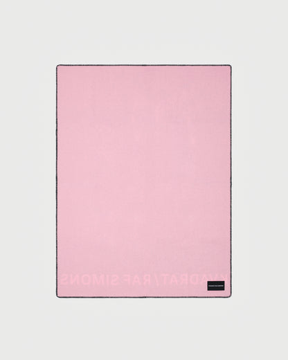kvadrat raf simons double face wool throw pink