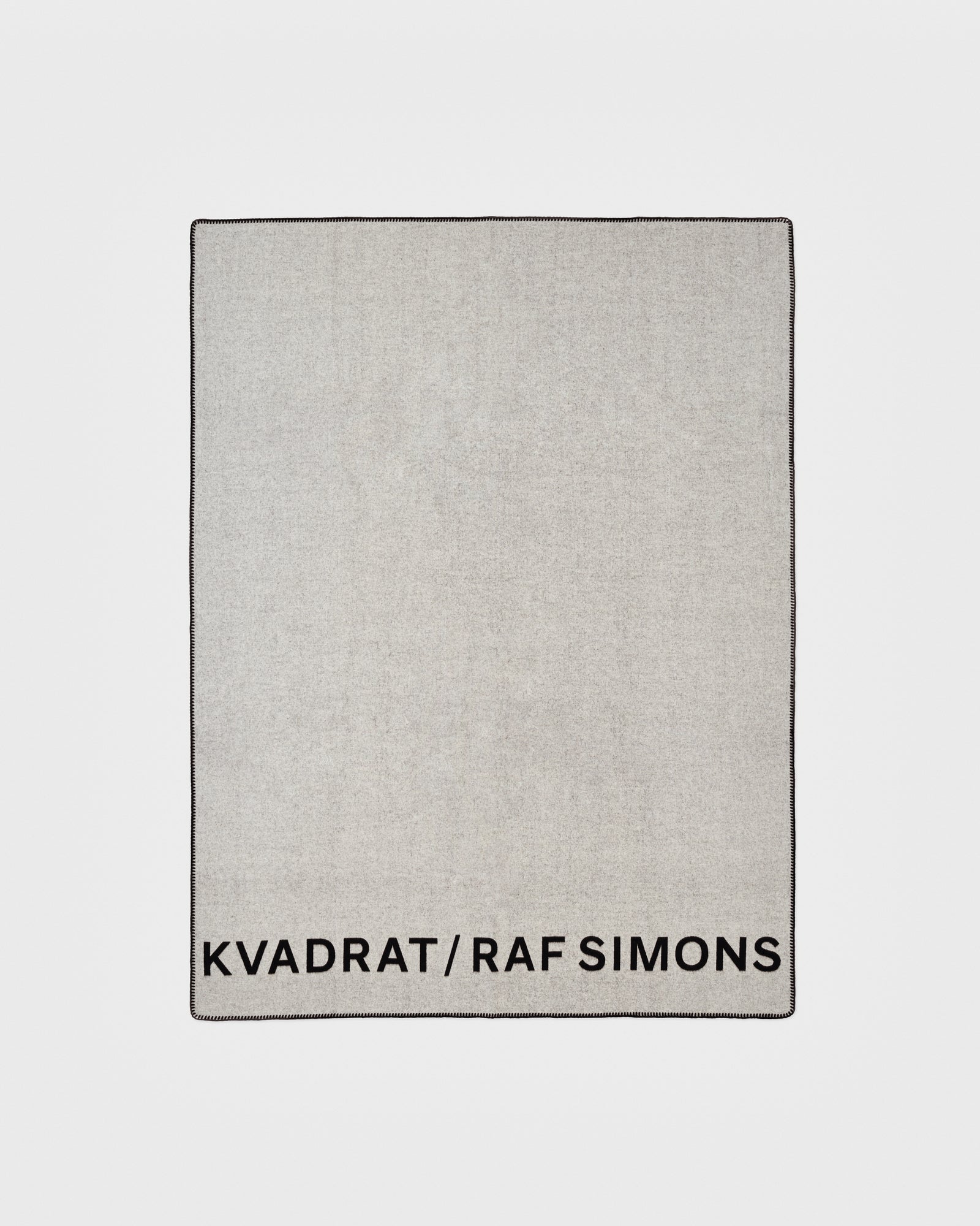 kvadrat raf simons double face wool throw off white