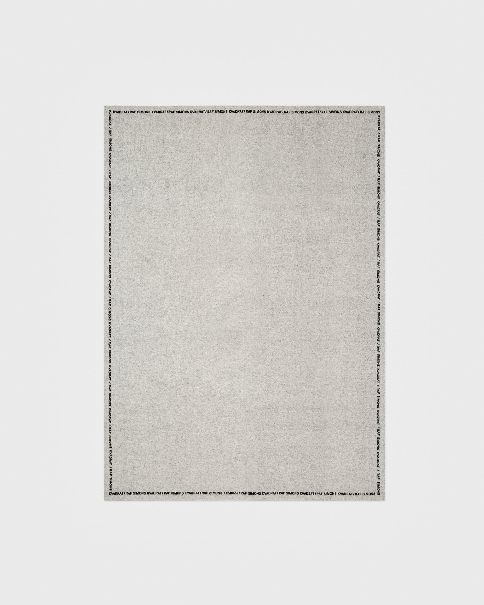 kvadrat raf simons double face wool throw off white