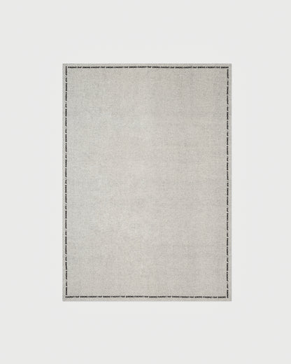 kvadrat raf simons double face wool throw off white