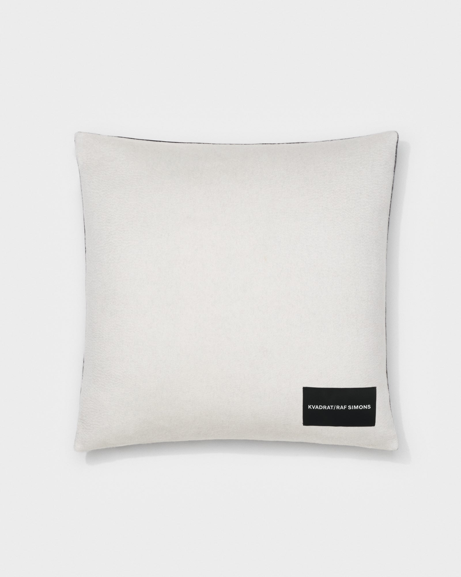 kvadrat raf simons cashmere cushion black white
