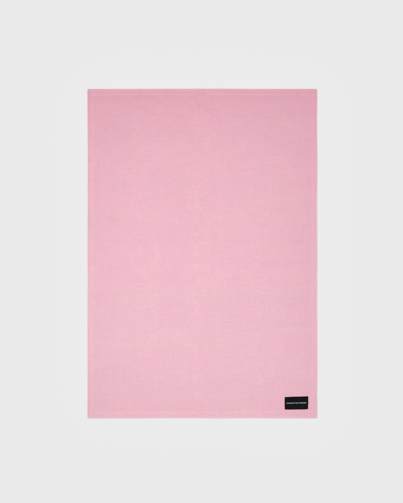 kvadrat raf simons double face wool throw pink dark green
