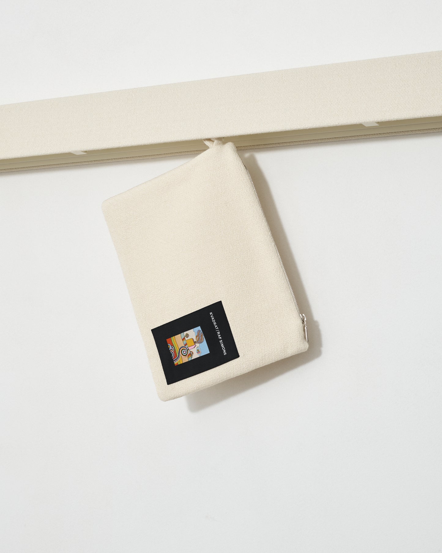 kvadrat raf simons vidar clutch off white