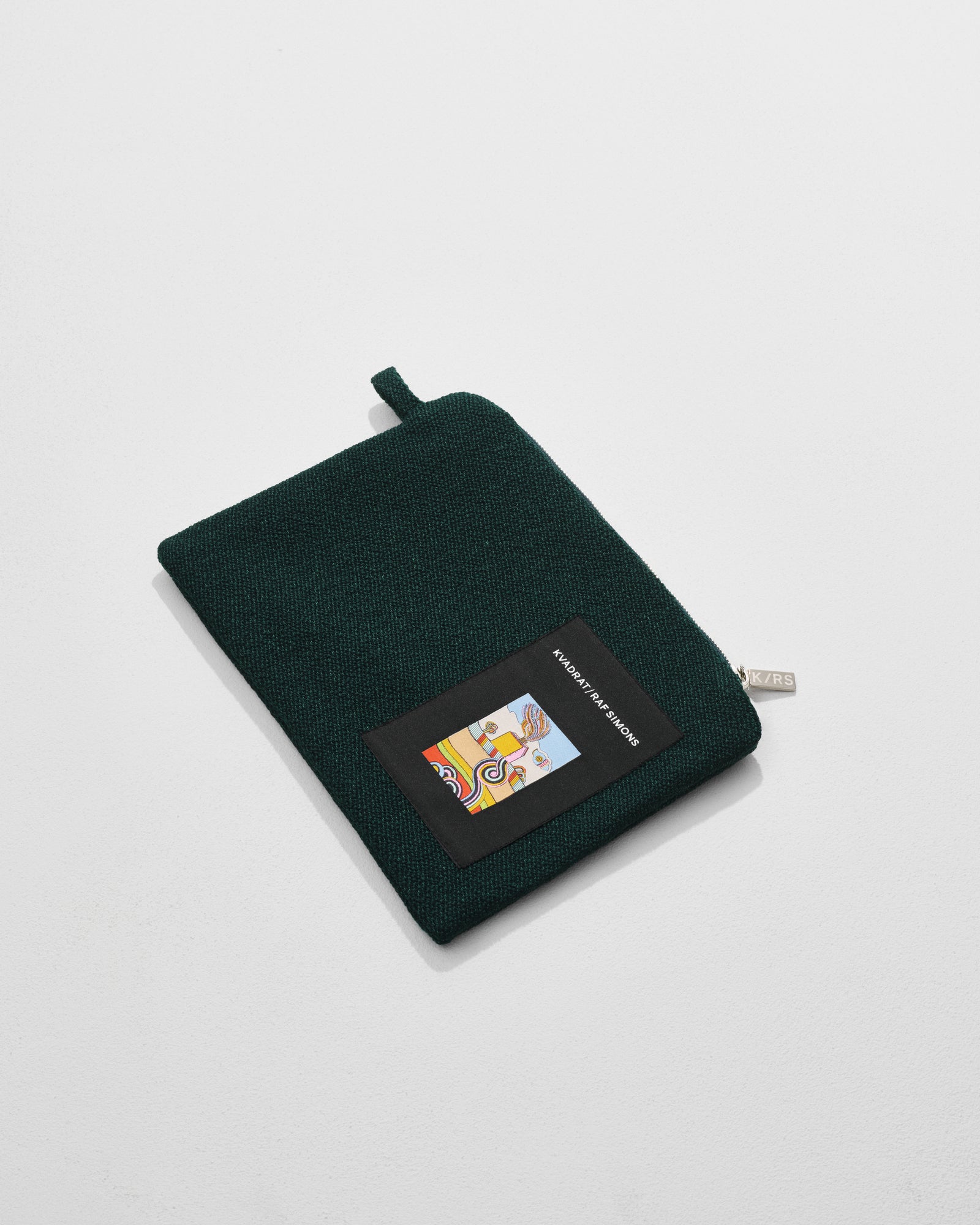 kvadrat raf simons vidar clutch dark green