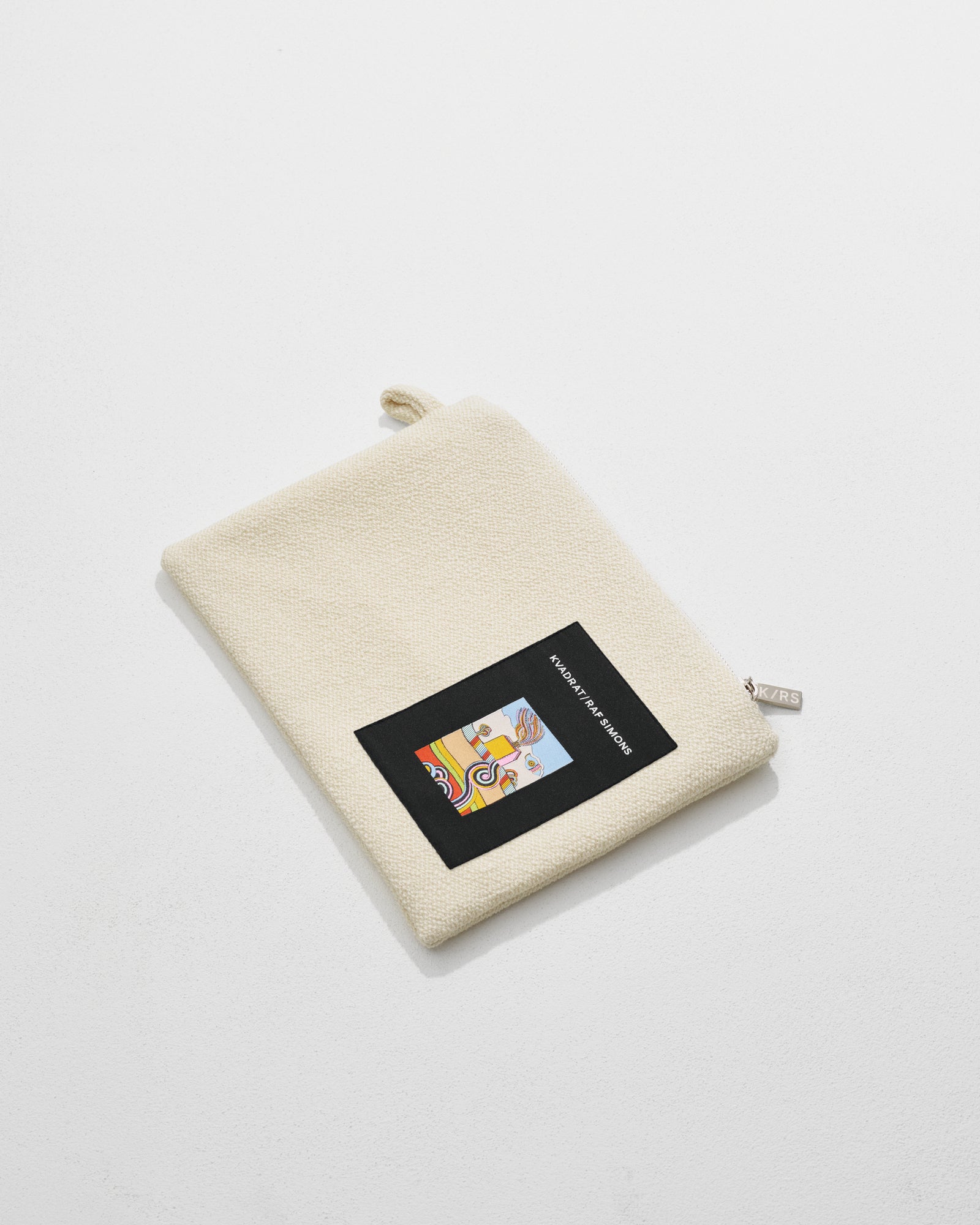 kvadrat raf simons vidar clutch off white