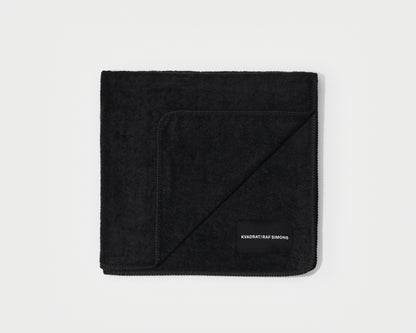 kvadrat raf simons whipstitch towel black