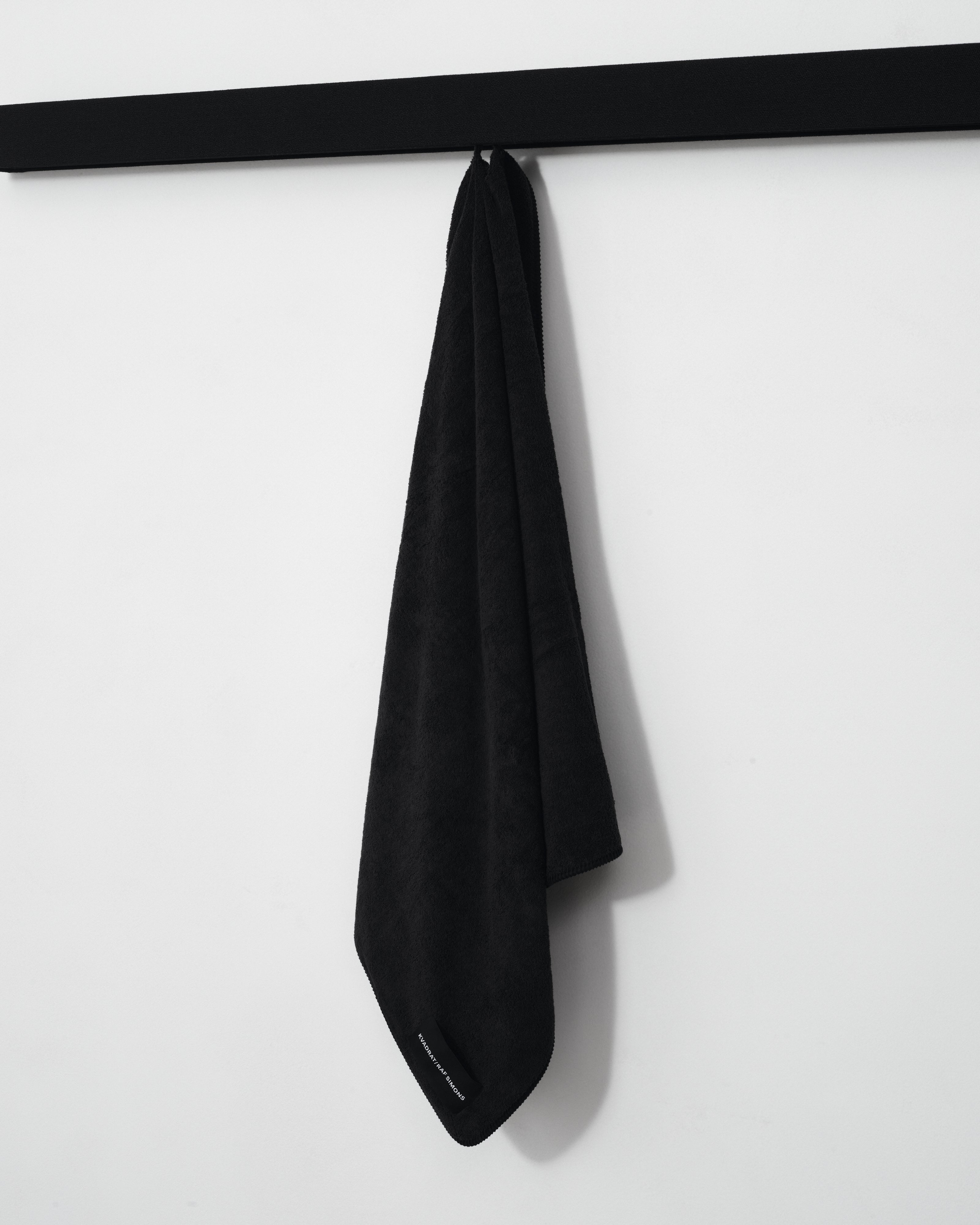 Kvadrat Raf Simons Whipstitch Towel in Black