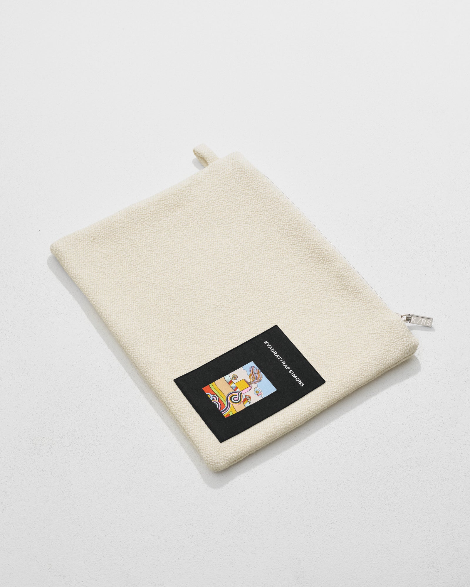 kvadrat raf simons vidar clutch off white 