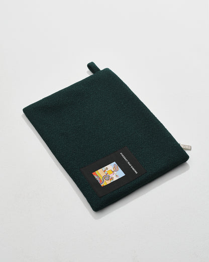 kvadrat raf simons vidar clutch dark green