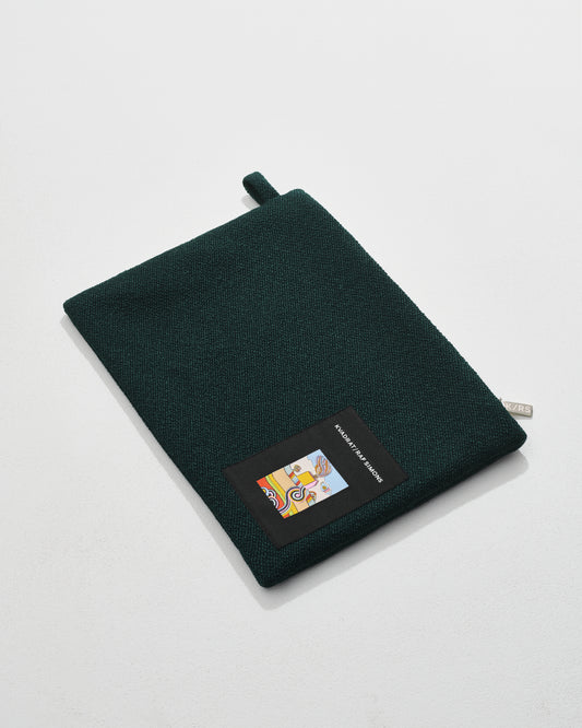 kvadrat raf simons vidar clutch dark green