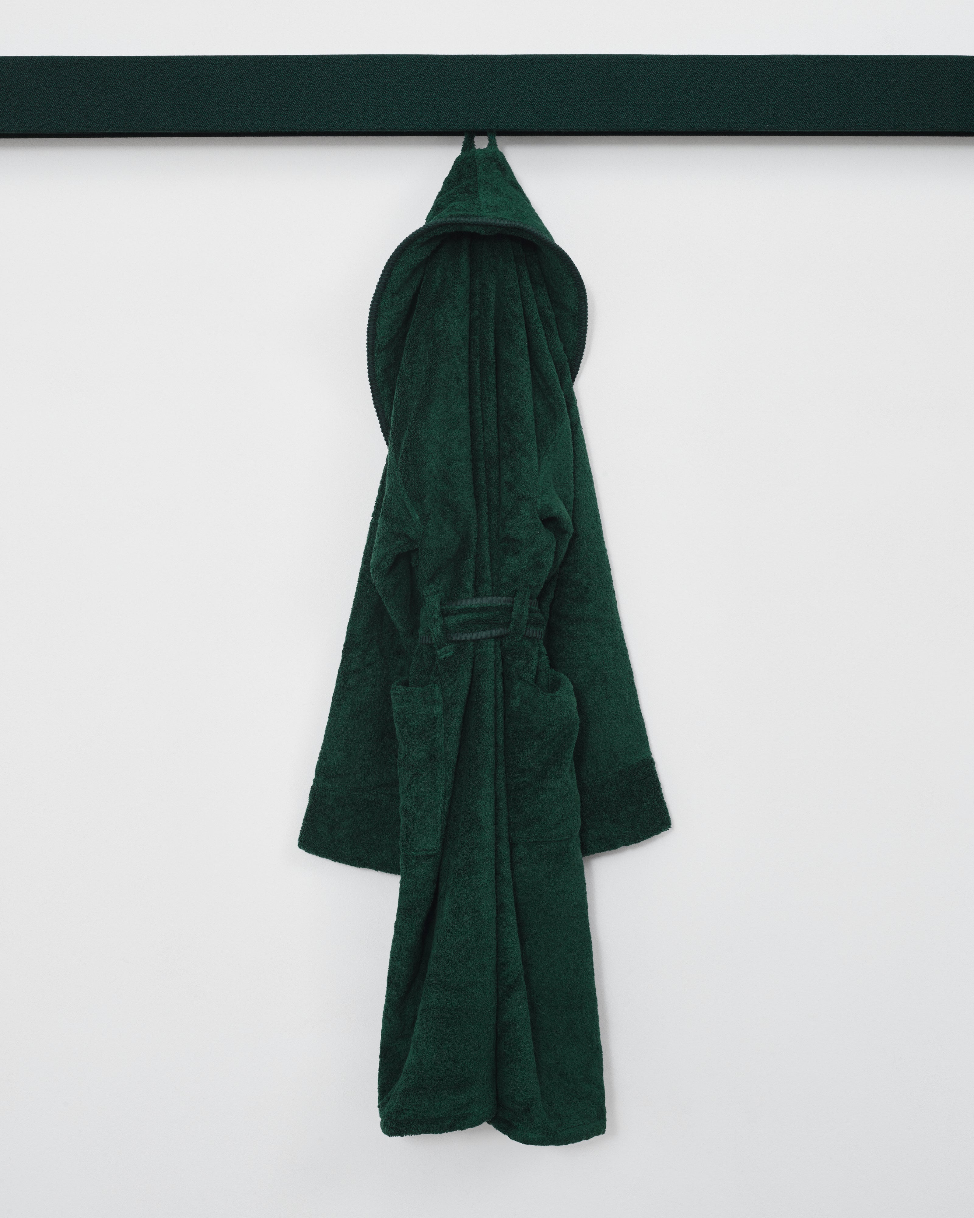 Kvadrat Raf Simons Whipstitch Bathrobe in Dark Green