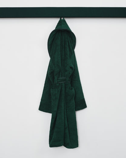 Whipstitch Bathrobe | Dark Green